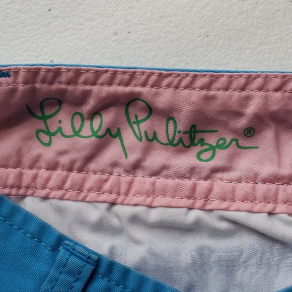 Lilly Pulitzer blue Callahan shorts flawed - Picture 4 of 5